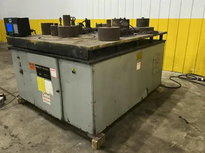 2.125" DIAMETER KRB MODEL #18M ELECTRO MECHANICAL ROTARY REBAR BENDER : YOBRO #25147