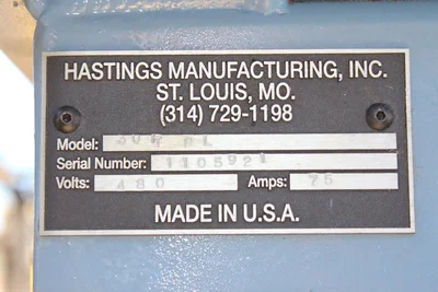 USED HASTINGS 301 T RL