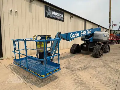 Used 2016 GENIE S65 TRAX Telescopic Boom Lifts Texas US | Adcock Equipment USA #1519485