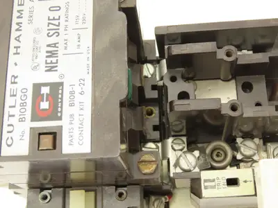Cutler Hammer B10BG0 2 Pole Nema Size 0 Motor Starter 18A 1PH 115/230V 2Hp