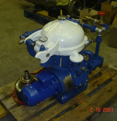 Alfa-Laval MAB 103B-24-60 oil purifiers, SS.