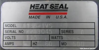 USED HEAT SEAL AT36
