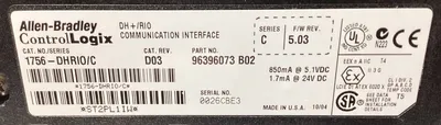 Allen Bradley 1756-DHRIO /C DH + /RIO Communication Interface 3C-30