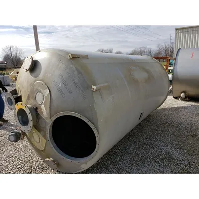 Used 160 Cubic Foot Aluminum storage bin hopper silo