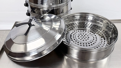 171-0422 20" 10 Piece Dim Sum Steamer Kettles