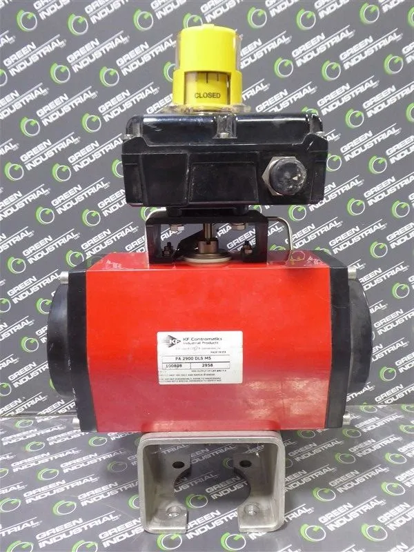 KF Contromatics PA 2900 DLS M5 Pneumatic Valve Actuator with Positioner Used