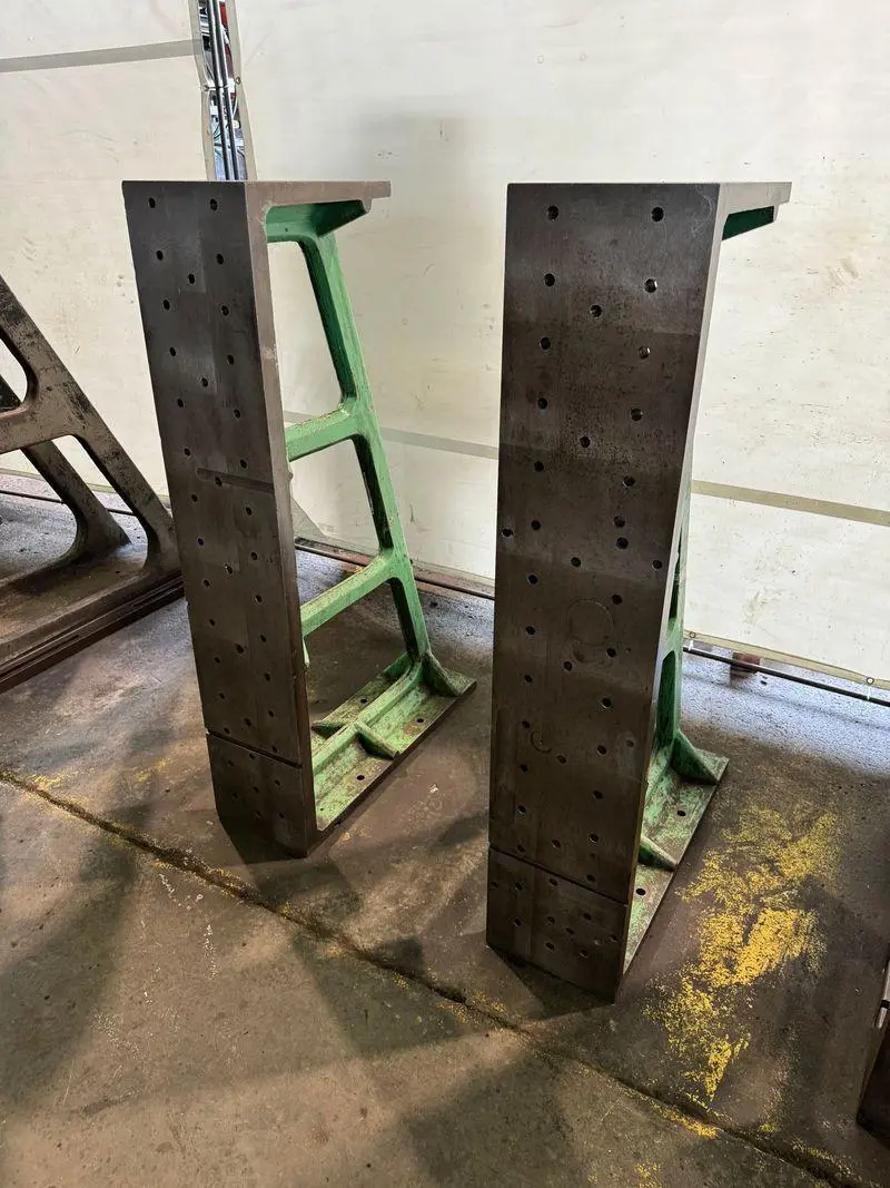 12" WIDE X 60" TALL X 36" DEEP ANGLE PLATE SET. STOCK # 0364824