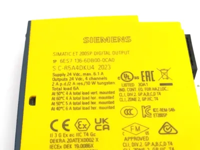 USED SIEMENS SIMATIC ET 200SP DIGITAL OUTPUT MODULE 4X24V