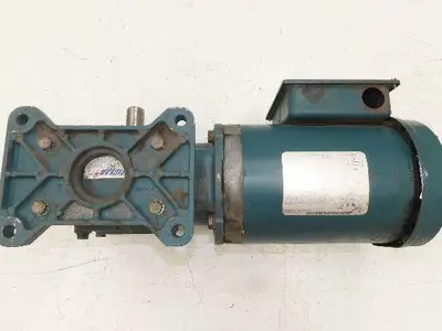 Reliance Tigear 23Q40R14 Gearmotor 40:1 Reducer 43 RPM 230/460V 3PH 56C