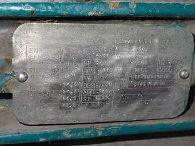 Reliance Electric 200 Hp Motor