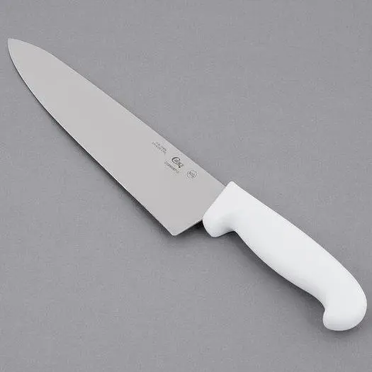 10" Chef Knife with White Handle
