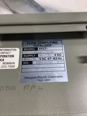 Yokogawa YFCT-3AA4-A1A Flow Computing Totalizer 20-130VDC 80-138VAC 47-63Hz