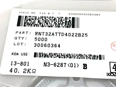 RN732ATTD4022B25 | KOA Speer  Thin Film Resistor Reel - New Other