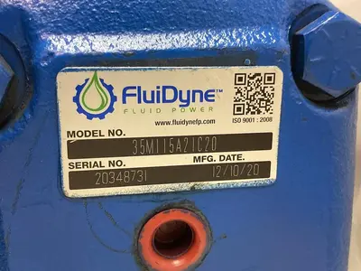 Used FLUIDYNE 35M115A11C20 Hydraulic and Pneumatic Motors Ohio US | Surplus Asset Holdings #1436883
