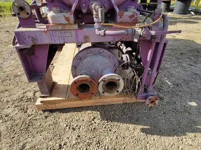 Vacuum Skid and Elmo Vacuum Pump w/ 115 hp Electric Motor