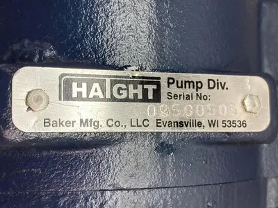 New | in-Stock HAIGHT 09500505 Hydraulic Pumps Ohio US | Surplus Asset Holdings #1226092