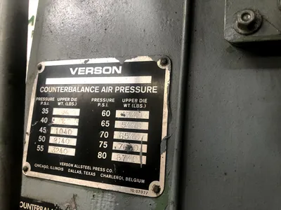 USED 1980 VERSON VERSON 150-B2-96 PRESS