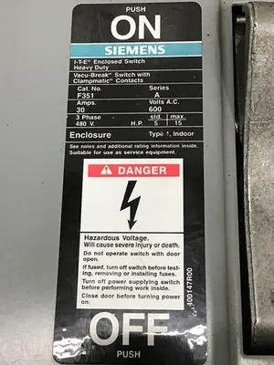 USED SIEMENS F-351