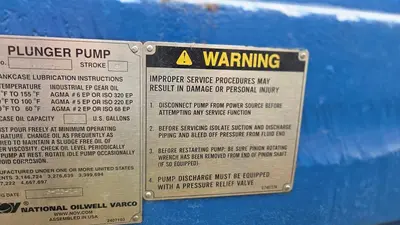 NEW NATIONAL OILWELL VARCO "NOV" 250T-5M TRIPLEX PUMP
