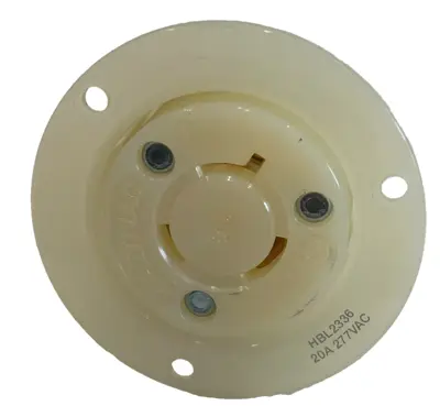 NEW HUBBELL HBL2336 LOCKING RECEPTACLE 20A 277VAC