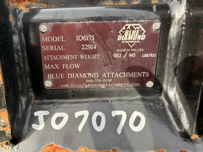 Used BLUE DIAMOND 106175 GRAPPLE LOADER BUCKET SKID STEER ATTACHMENT Grapple Buckets Michigan US | Miedema Asset Management Group #1424738