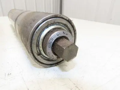 Hytrol 2.5" Snub Idler Roller 18" Hytrol Conveyor 15"BF 11/16" Hex Lot of 2