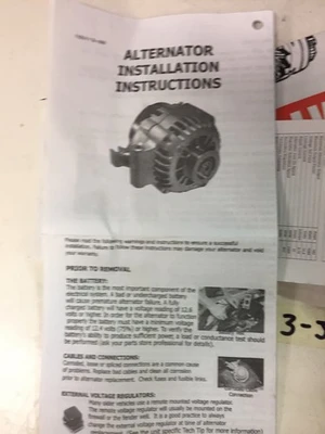 CarQuest Remanufactured Alternator Part #11234A Fast Shipping!
