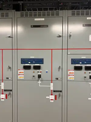 25kV Switchgear Lineup 1200A w/ Power Vac Breaker VB1 27.0-16-0