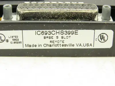 Fanuc Emerson IC693CHS399E Base 5-Slot Remote 25 Pin Female D I/O Bus Expansion