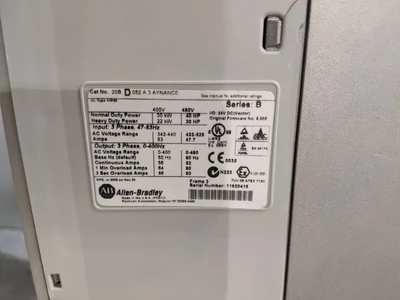 USED ALLEN BRADLEY 20BD052A3AYNANC0