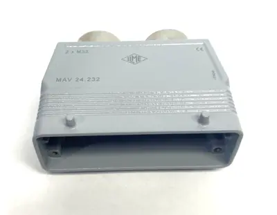 New | in-Stock ILME Mencom Hood, C-TYPE series, with 4 pegs, M32 x 2 top Entry Connector Accessories Michigan US | Maverick Industrial Sales #1390602