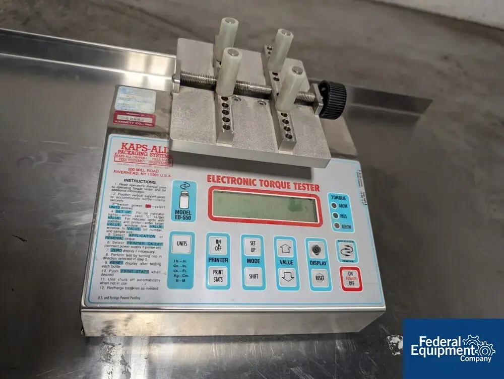 USED Kaps All Kaps All Electronic Torque Tester Model EB-550