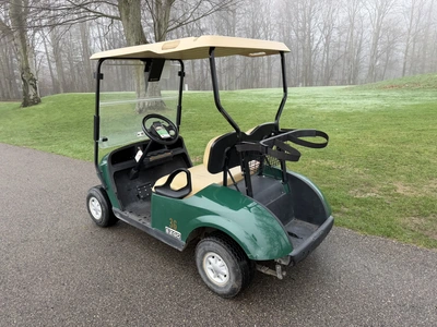 (1) 2017 E-Z-Go golf cart with a Kawasaki gas engine, model 625111G01, does not include Club canopy,...