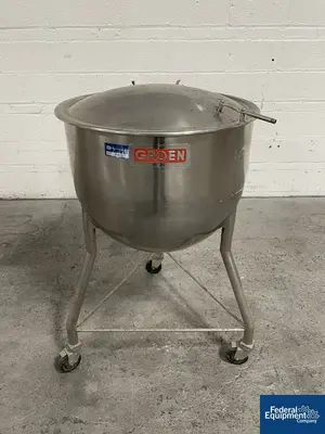 USED Dover Corporation 40 Gallon Dover Kettle, Model N 40 SP, S/S