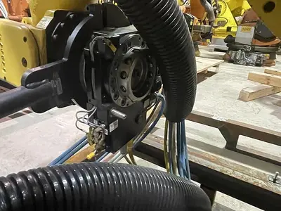 Used 2012 FANUC R2000IB/100P 6 AXIS 3500 MM X 100 KG PEDESTALL MOUNT ROBOT Robotics | Harbor Machinery Inc. #1283343