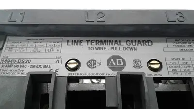 Used ALLEN-BRADLEY ALLEN-BRADLEY LINE TERMINAL GUARD 1494V-DS30 Misc Electrical & Power Parts | ND Industrial Surplus #1211869