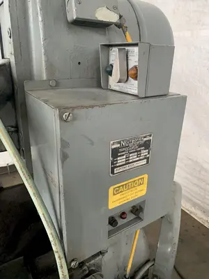 6" X 18" GALLMEYER & LIVINGSTON HORIZONTAL SURFACE GRINDER. STOCK # 0678324