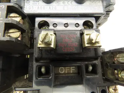 Allen Bradley 505-AOD-A2G Reversing Motor Starter 120V Coil w/18A Overload Ser C