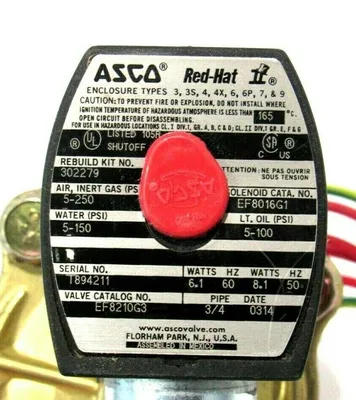 NEW ASCO EF8210G3 SOLENOID VALVE