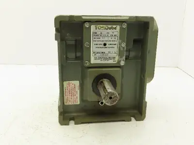 US Motors Torqube QC Gearbox 5:1 Reducer 350 RPM 4.2Hp LH 56C 700 In-Lbs