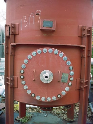 USED UNION CARBIDE 1400 GALLON CLOSED STORAGE VESSEL