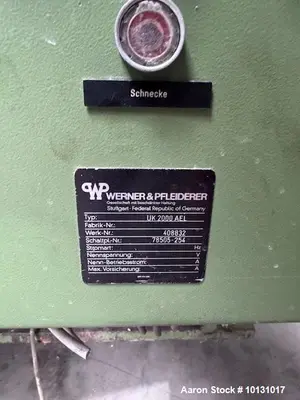 USED WERNER & PFLEIDERER UK2000AEL