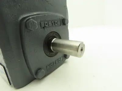 Boston Gear 718-20-H Worm Gearbox 20:1 Reducer 1Hp 88rpm Dual Shaft Output