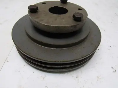 Browning 2Q3V69 Cast Iron Pulley Sheave 2 Groove Split Taper 1-3/8" Bore