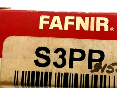 NEW FAFNIR MINIATURE DEEP GROOVE BALL BEARING 3/8X7/8X0.281" DOUBLE SEAL