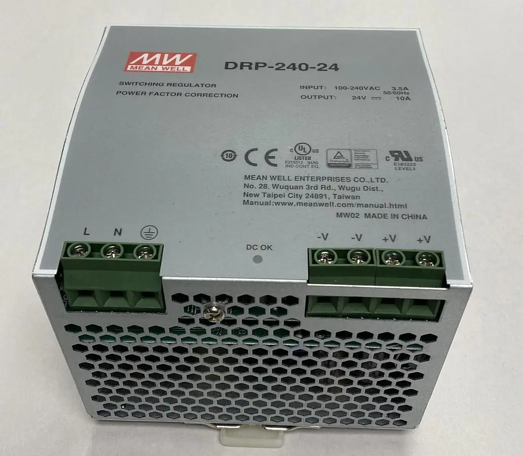 Used MEAN WELL DRP-240-24 Miscellaneous Equipment (Electrical & Power) Ohio US | Surplus Asset Holdings #1243403