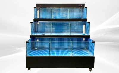171-0324 60" Live Seafood Self Contained Sea Water Lobster Tank Cooler