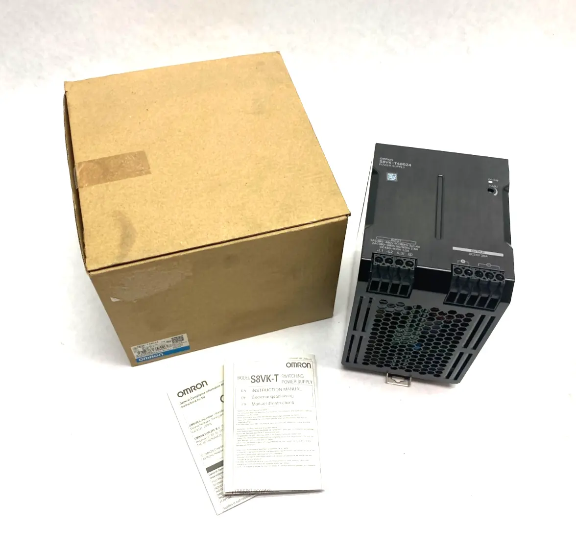 S8VK-T48024 | Omron  Switch Mode Power Supply, 480W Capacity, 24V Output - New Other