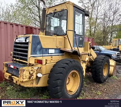 Used 1987 KOMATSU WA150-1 Wheel Loaders New Jersey US | Proxy Equipment #1388686