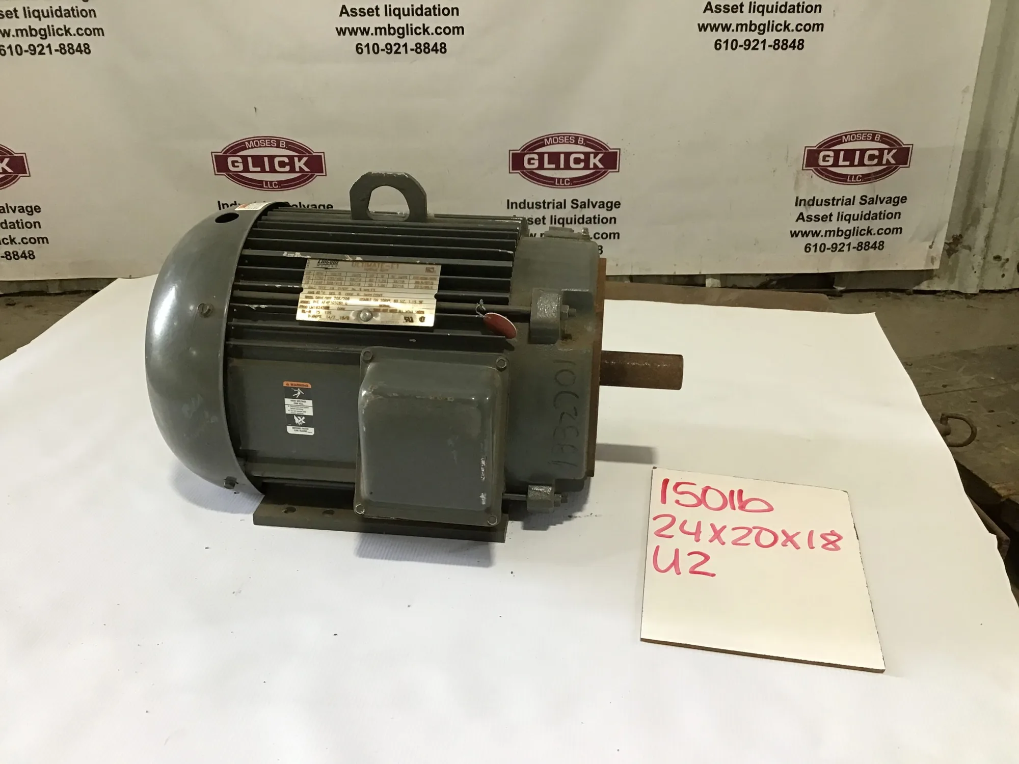 USED 🌟 BRAND: LINCOM MOTORS 🔌 MODEL: ULTIMATE-E1 HOSTILE DUTY 9VE AF4P10TC51 L